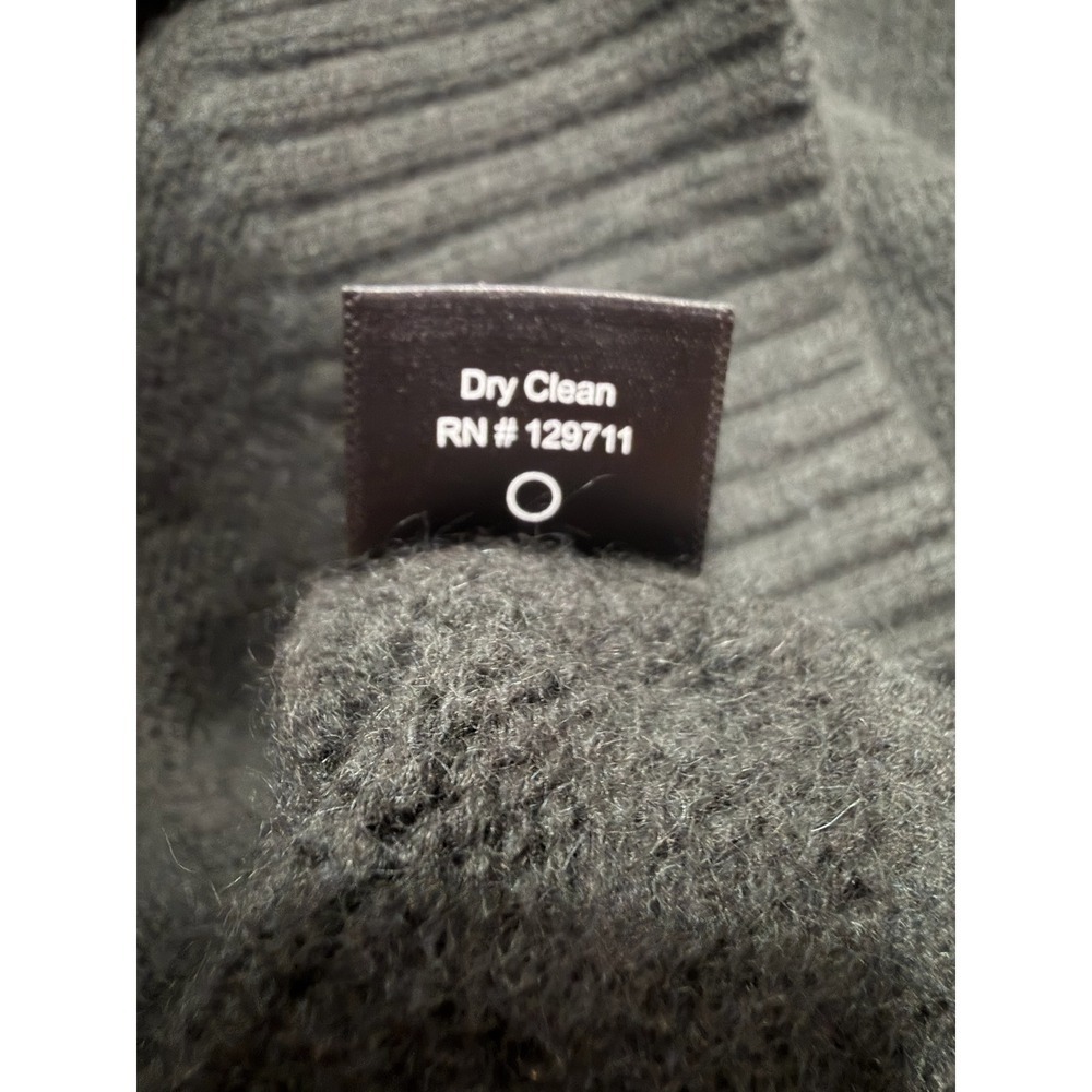 Jenni Kayne Everyday Sweater 100% Cashmere Dark Green Crew Neck Size XXS - Picture 6 of 6